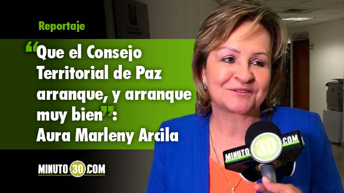la concejal Aura Marleny Arcila