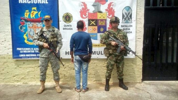 Armada capturó a integrante del 'Clan del Golfo' en San Pablo, Bolívar