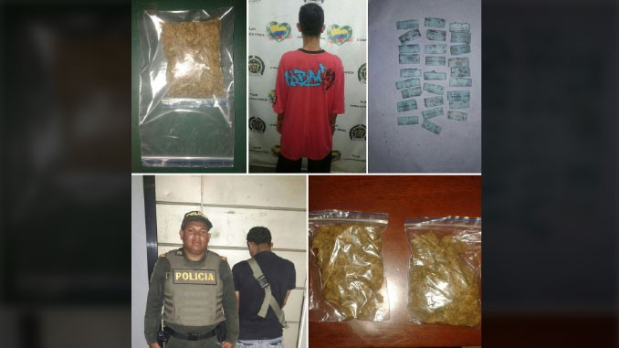 Los pillaron con 80 gramos de marihuana y 30 gramos de base de coca en San Javier