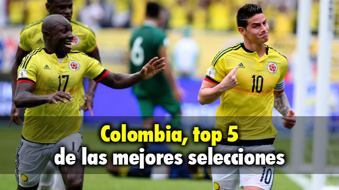 Brasil sigue líder de la clasificación FIFA, Colombia cierra el top 5 1 colombia entre las 5