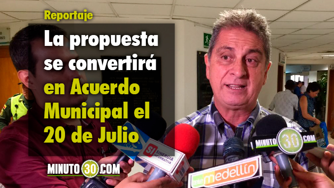 Carlos Alberto Zuluaga - Concejal de Medellín. Foto/Minuto30