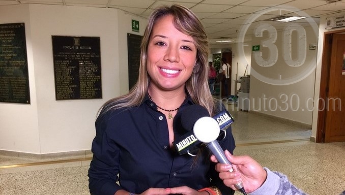 Nataly Vélez, concejal de Medellín