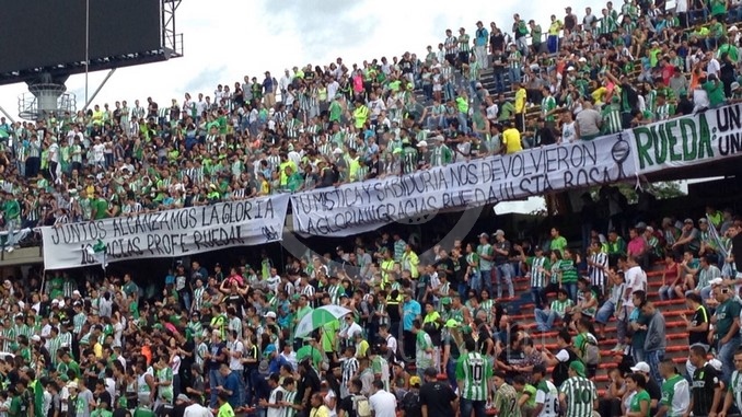 VIDEO Y FOTOS: La frase con la que Reinaldo Rueda hizo explotar la tribuna sur del Atanasio 6 despedida rueda 4
