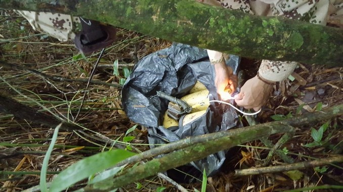 Ejército ubicó un depósito ilegal con explosivos en el Cauca