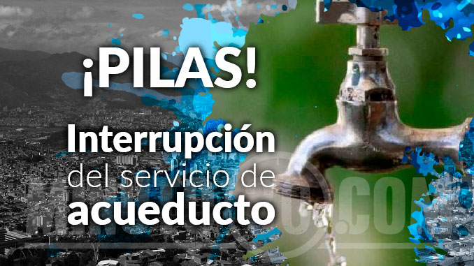 acueducto, agua, corte de agua