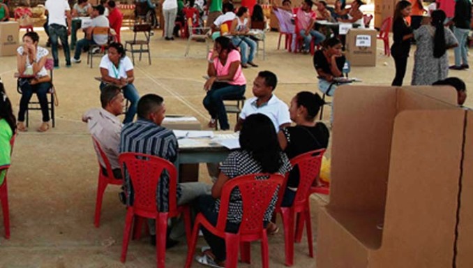 Jornada electoral en Barrancabermeja