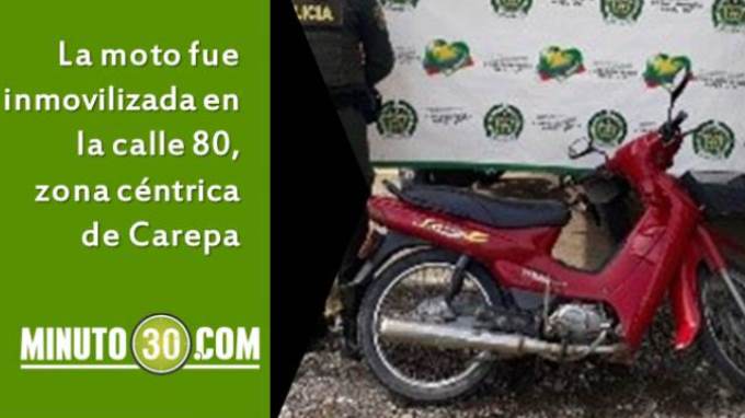 moto placa alterada