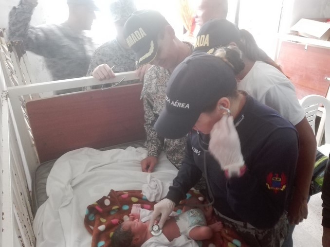 María Paz sorprendió con su nacimiento en medio de jornada de apoyo en el Chocó