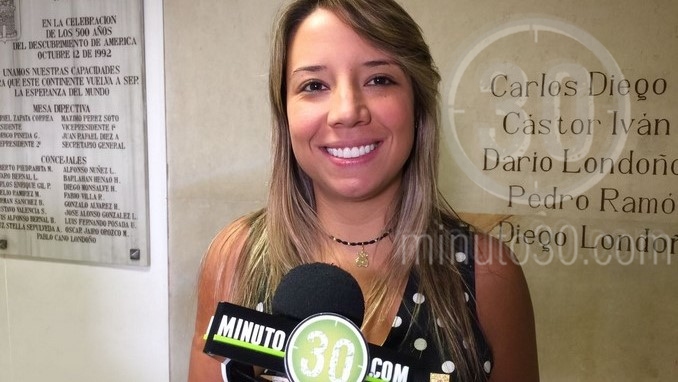 Nataly Vélez, concejal de Medellín