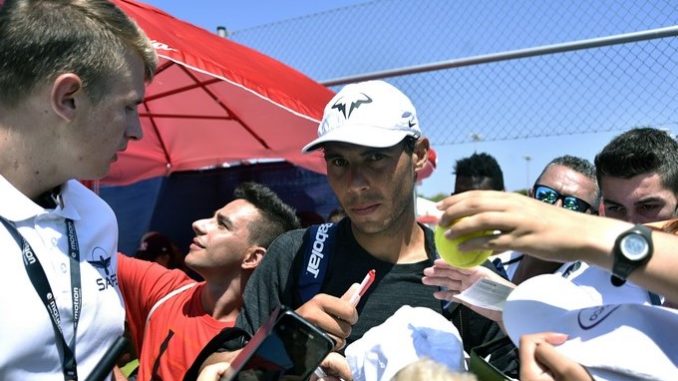 ENTRENAMIENTO RAFA NADAL