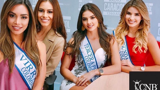 Virreina Nacional de Belleza, Vanessa Pulgarín; Yenniffer Hernández, María Fernanda Betancur y Vanessa Domínguez/ Fotografía tomada de Instagram: @reinadocolombia
