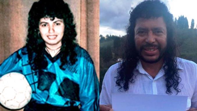 Eva Analía De Jesús, 'Higui', y René Higuita