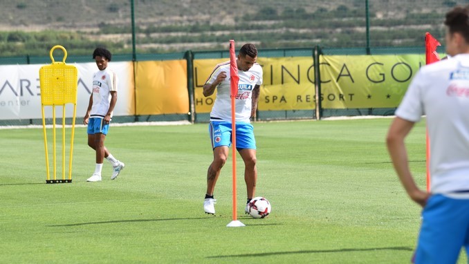 VIDEO Y FOTOS: La Tricolor se prepara para el partido número 64 de la era Pékerman 6 seleccion colombia cardona