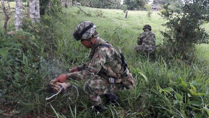 Ejército neutralizó cuatro artefactos explosivos en Arauca