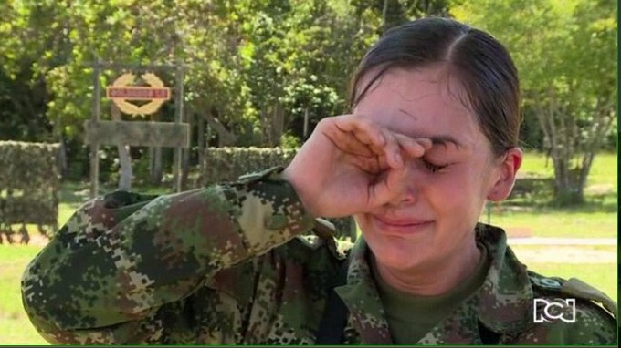 Lina Tejeiro abandona Soldados 1.0/ Tomada de Twitter: ‏ @pantallitavelez