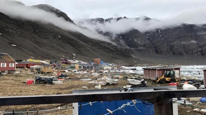 Tsunami Groenlandia/ Foto: Facebook/Olina Angie K Nielsen