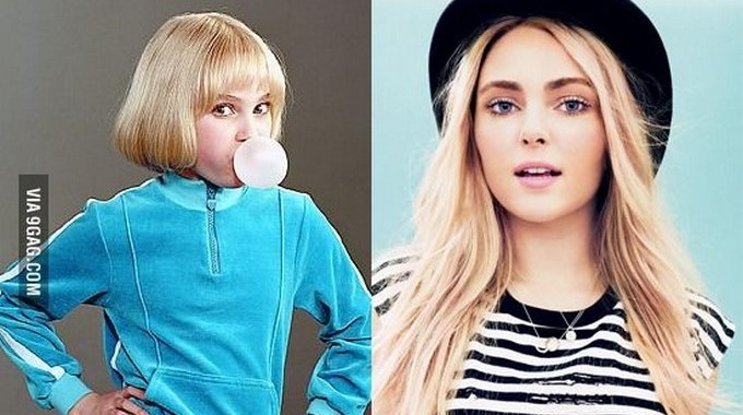 Anna Sophie Robb recordada como "Violeta" en "Charlie y la fábrica de chocolates/ Tomada de 9GAG.