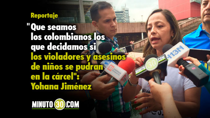 Inició la recolección de firmas para apoyar referendo de cadena perpetua para abusadores y asesinos de niños