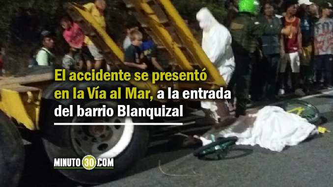 VIDEO y FOTOS: Menor de edad murió tras impactar contra una grúa camabaja en la Vía al Mar 1 Accidente-camabaja