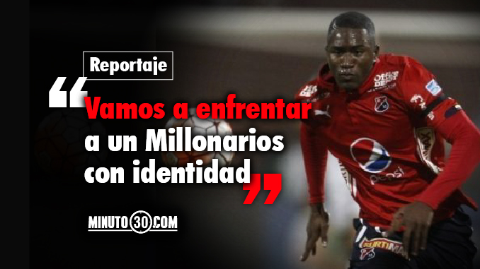Mosquera elogia a Echeverría, con quien será titular ante Millonarios 1 Andres Mosquera previa Millonarios