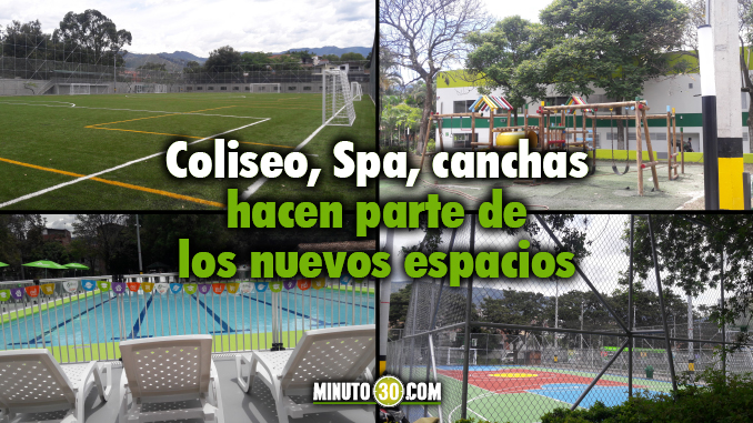 Espacios del Parque Comfenalco Guayabal. Foto/ MInuto30