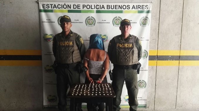 Con más de 300 gramos de basuco la capturaron en Buenos Aires 1 Basuco_mujer_capturada_Buenos_Aires