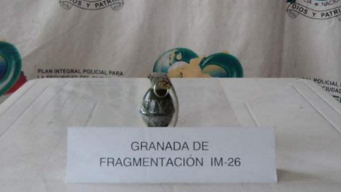 En Aures unos sujetos salieron corriendo y dejaron abandonada una granada 1 Granada_de_Fragmentacion_Robledo.jpg
