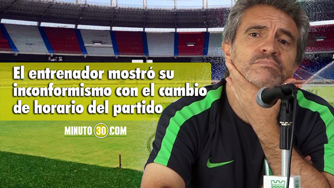 Lillo reconoce que le inquieta el clima de Barranquilla 1 Juan Manuel Lillo preocupa clima