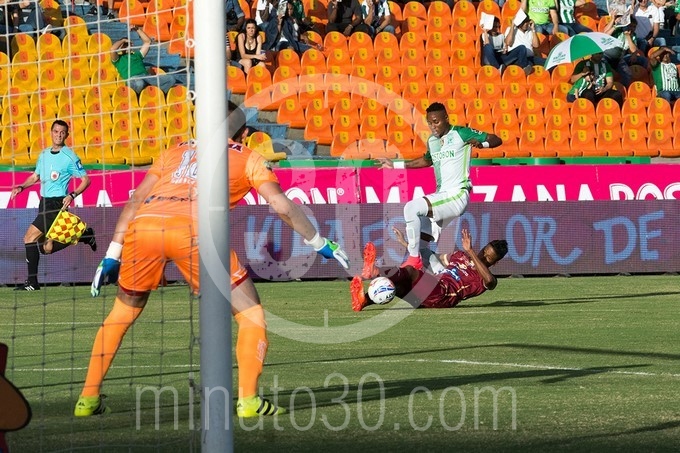 Nacional le ganó al Tolima por la mínima diferencia, y suma la tercera victoria en línea 8 Nacional Tolima 7