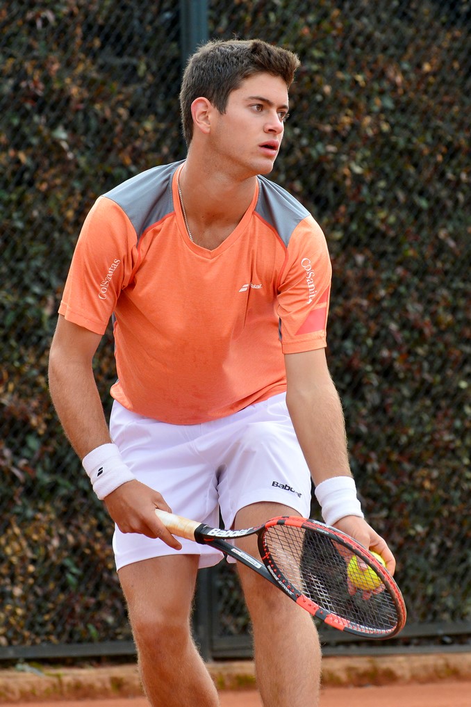 Nicolás Mejía, en semifinales del Wimbledon Junior 2 Tenista Nicolas Mejia