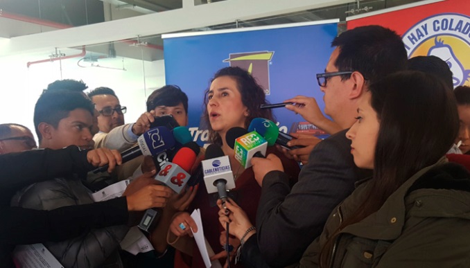 Alexandra Rojas, gerente del Transmilenio