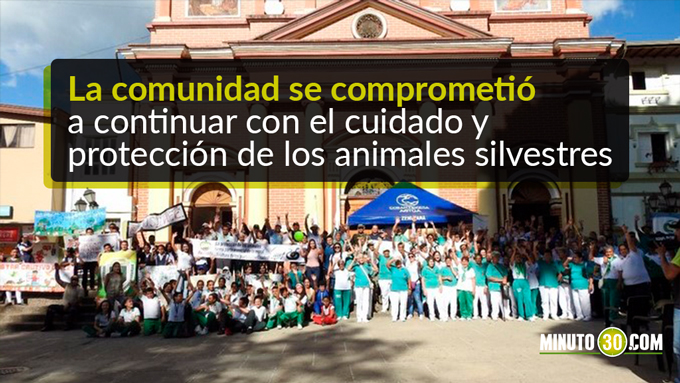 FOTOS: Amalfi fue declarado como territorio libre de fauna silvestre en cautiverio