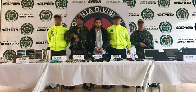 Detienen a alias 'Diego', supuesto jefe militar del Frente de Guerra Central del Eln
