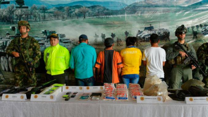 Capturan a cuatro personas que, al parecer, hacen parte de las disidencias de las Farc