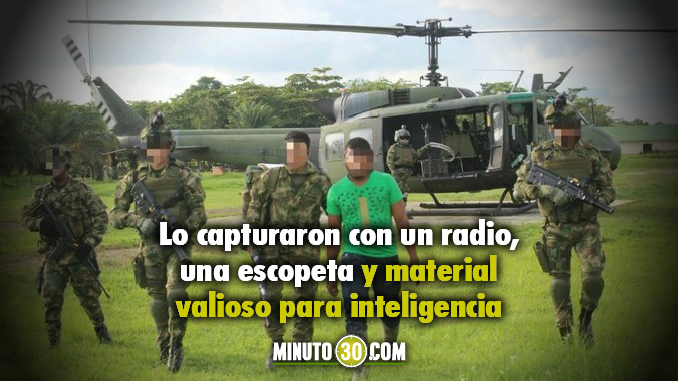 FOTOS: En Turbo cayó un presunto miembro del ‘Clan del Golfo’