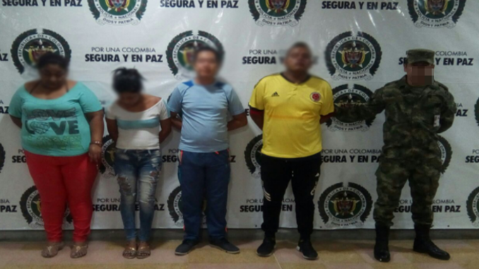 Captura de extorsionistas en el Tolima