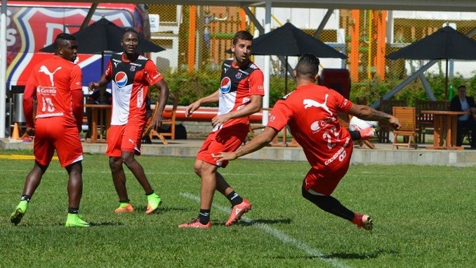 Novedades en el Rojo para visitar al Once Caldas 1 dim entrenamiento echeverria mosquera