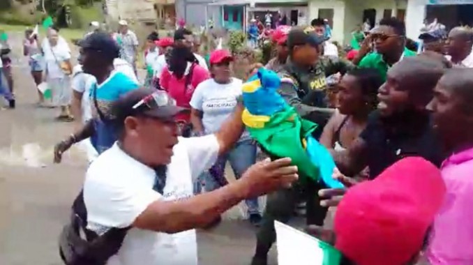 disturbios en Belén de Bajirá