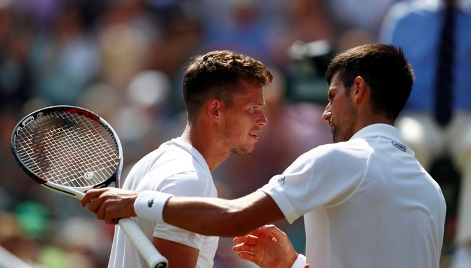 Djokovic se coloca en tercera ronda en Wimbledon 1 djokovic ante Pavlasek