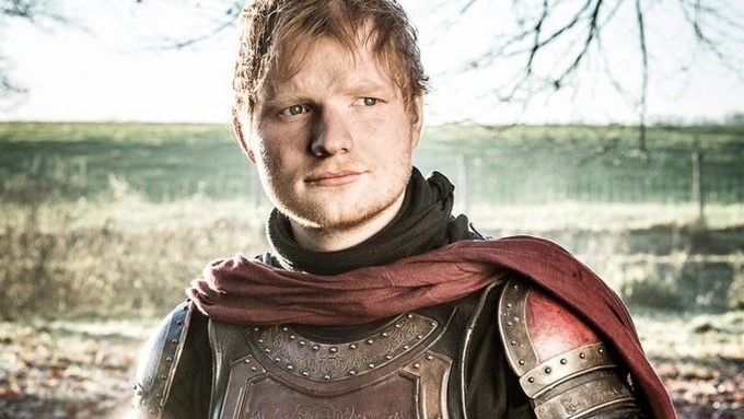 Ed Sheeran en "Game Of Thrones"/ Tomada de Twitter: @CesarVidalAG