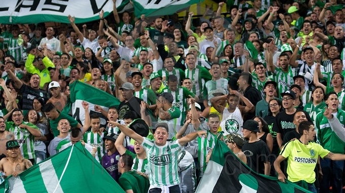 Las hinchadas de América y Nacional, a "llenar" El Campín de Bogotá 1 hinchas nacional