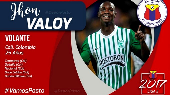 Este exNacional es nuevo jugador del Deportivo Pasto 4 jhon valoy
