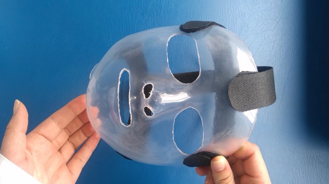 Así diseñan las máscaras transparentes para quemados en el Hospital Simón Bolívar