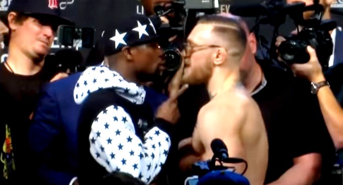 Floyd Mayweather y Conor McGregor/ Captura de Youtube: Mundo Deportivo