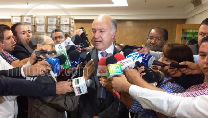 El ministro de Justicia, Enrique Gil Botero