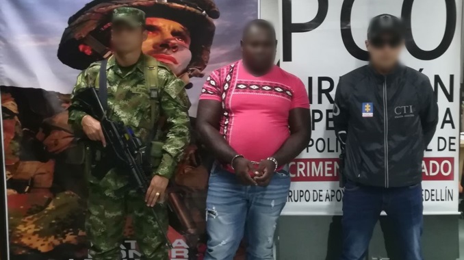 Cayó alias 'Negro Perea', señalado cabecilla del 'Clan del Golfo' en el Norte antioqueño