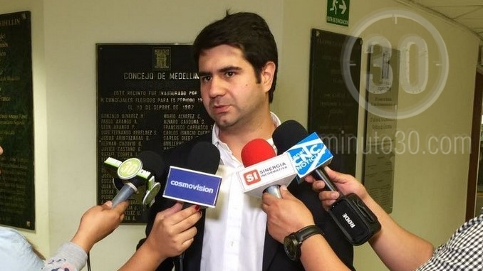 Simón Molina, concejal de Medellín