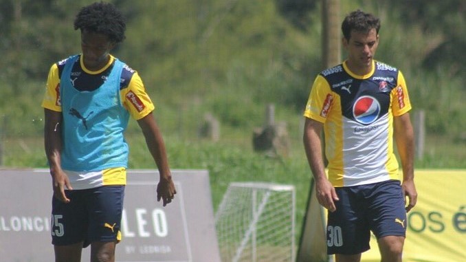 Valentín Viola le envió este mensaje a Cuadrado tras la práctica del Medellín 1 viola cuadrado