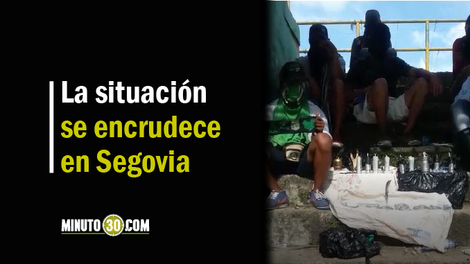 segovia video encapuchados