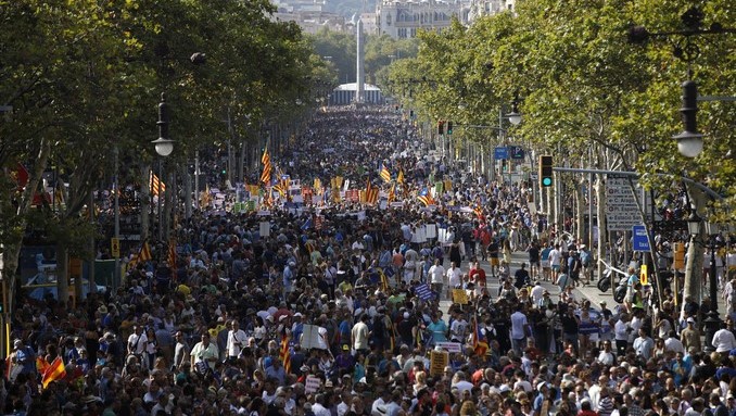 barcelona manifestacion
